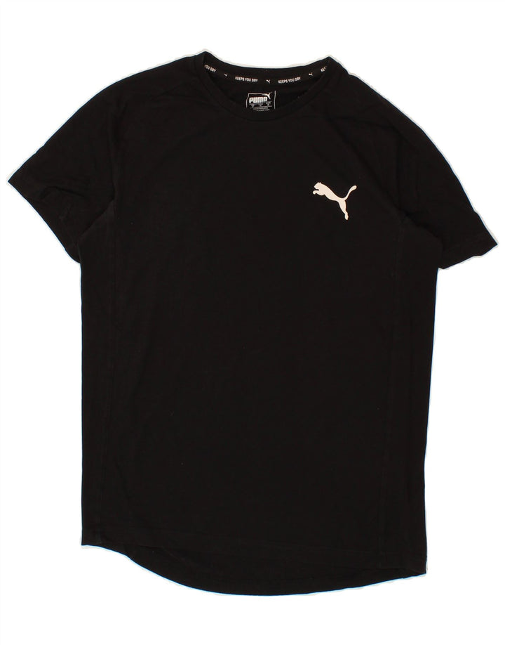 PUMA Mens T-Shirt Top Medium Black Vintage Puma and Second-Hand Puma from Messina Hembry 
