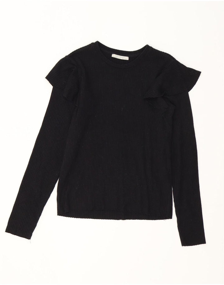 Zara Chemisier Femme UK 12 Medium Noir