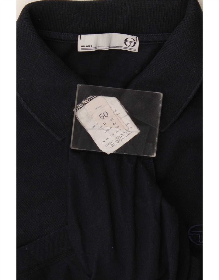 Sergio Tacchini Polo Homme IT 50 Bleu Marine Moyen Coton