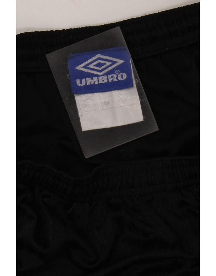 UMBRO Short de sport homme grand noir rayé