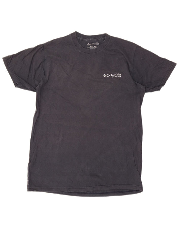 Columbia Tee-Shirt Graphique Homme Gris Moyen Coton