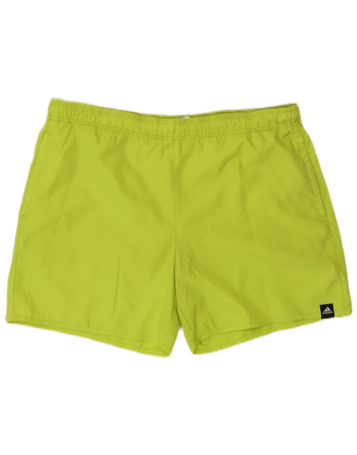 Adidas Short de sport pour homme Large Vert Polyester