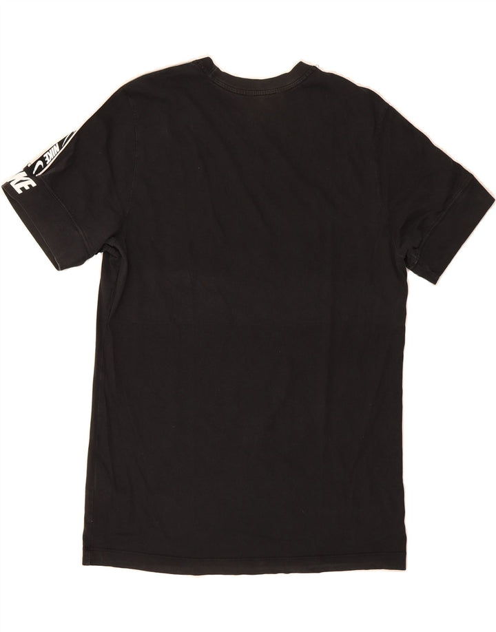 NIKE Mens Standard Fit Graphic T-Shirt Top Medium Black Vintage Nike and Second-Hand Nike from Messina Hembry 