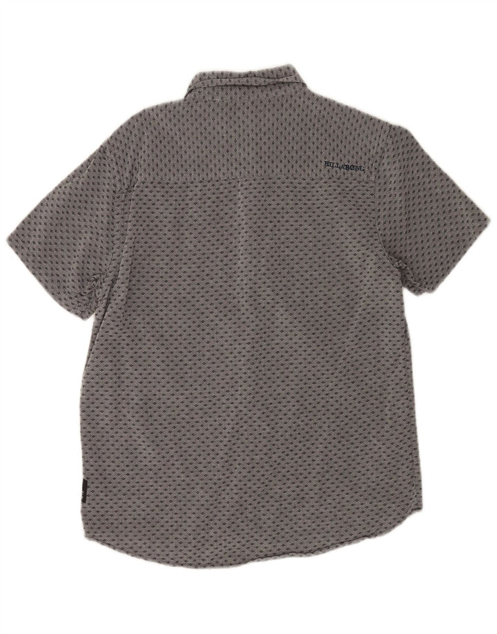 Billabong Chemise à manches courtes pour hommes Small Grey Spotted