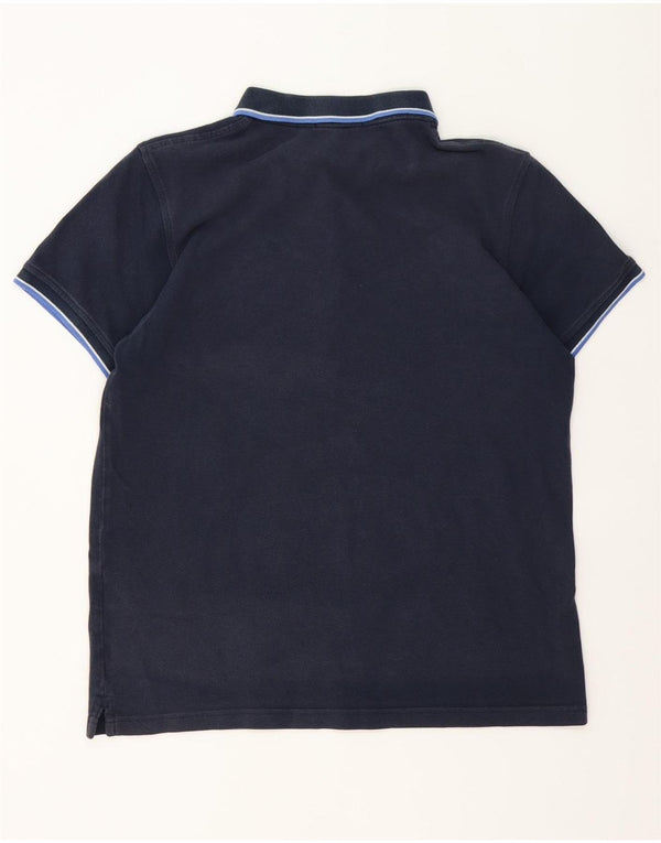 Lyle & Scott Polo Homme XL Bleu Marine Rayé Coton