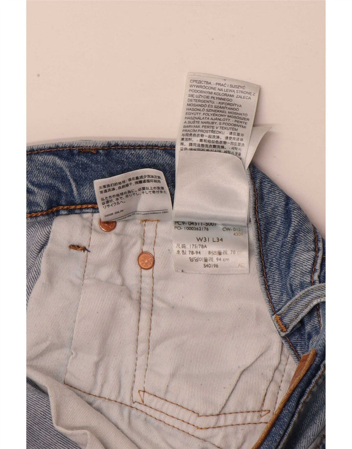 Levi's Jean Slim 511 Homme W31 L34 Bleu Coton