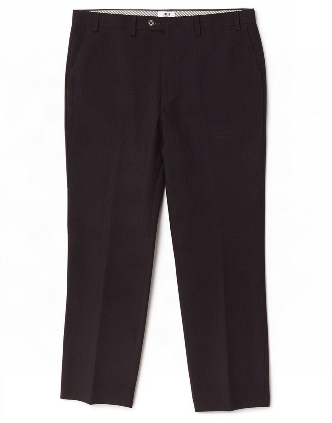 Marks & Spencer Pantalon de Costume Droit Homme W38 L33 Bleu Marine Polyester