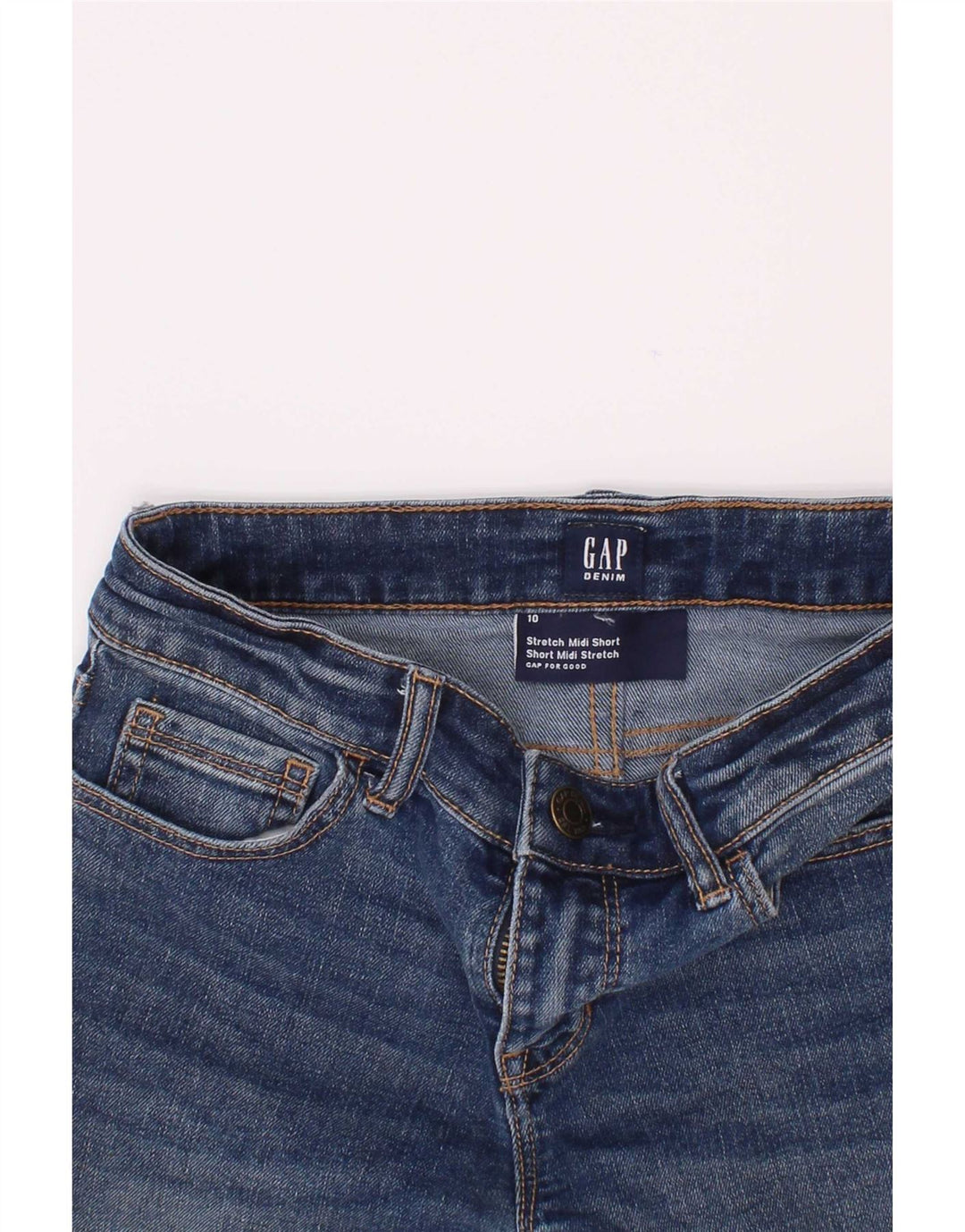 Short en jean Gap Garçon 9-10 ans W24 Bleu Coton
