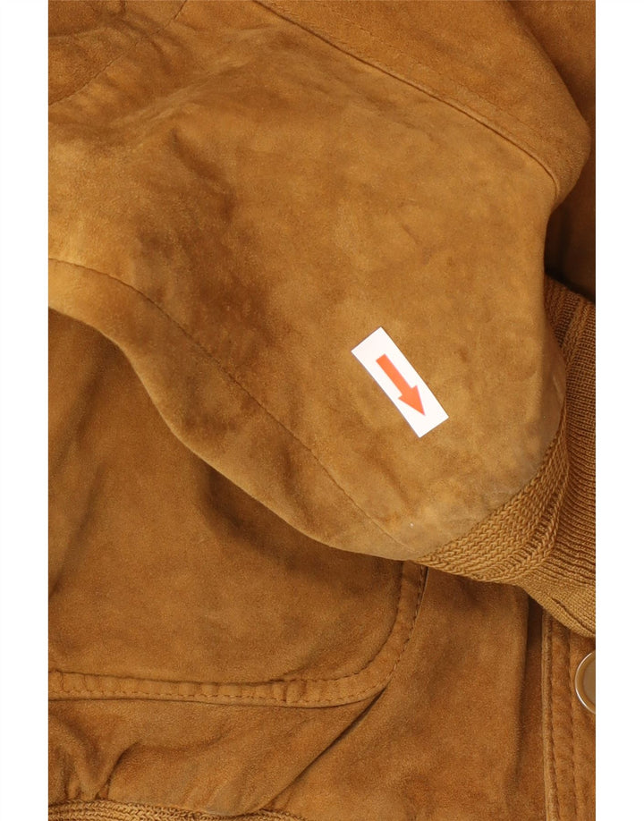 Conbipel Veste Bomber en Daim pour Homme UK 42 XL Cuir Marron