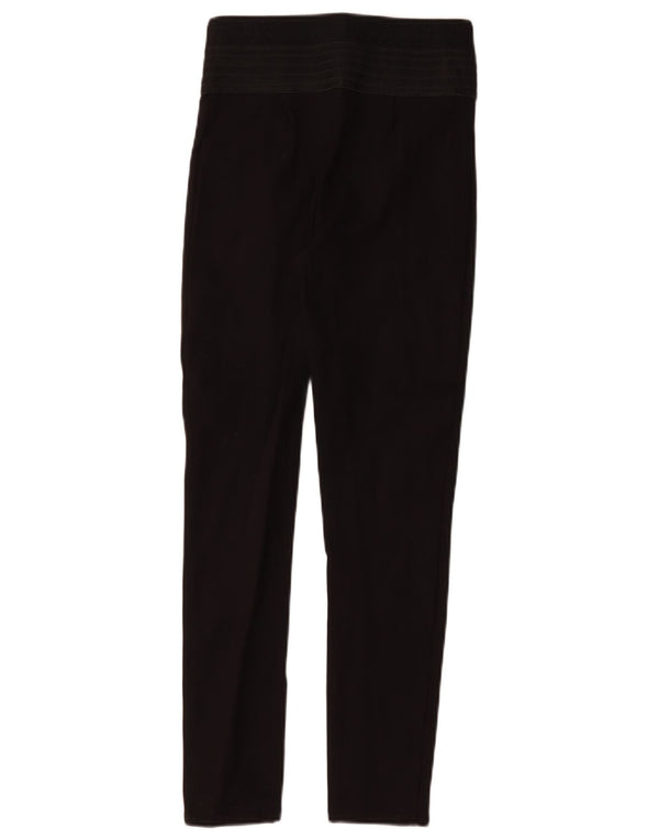 Pantalon décontracté slim femme Zara Small W26 L28 polyéthylène noir