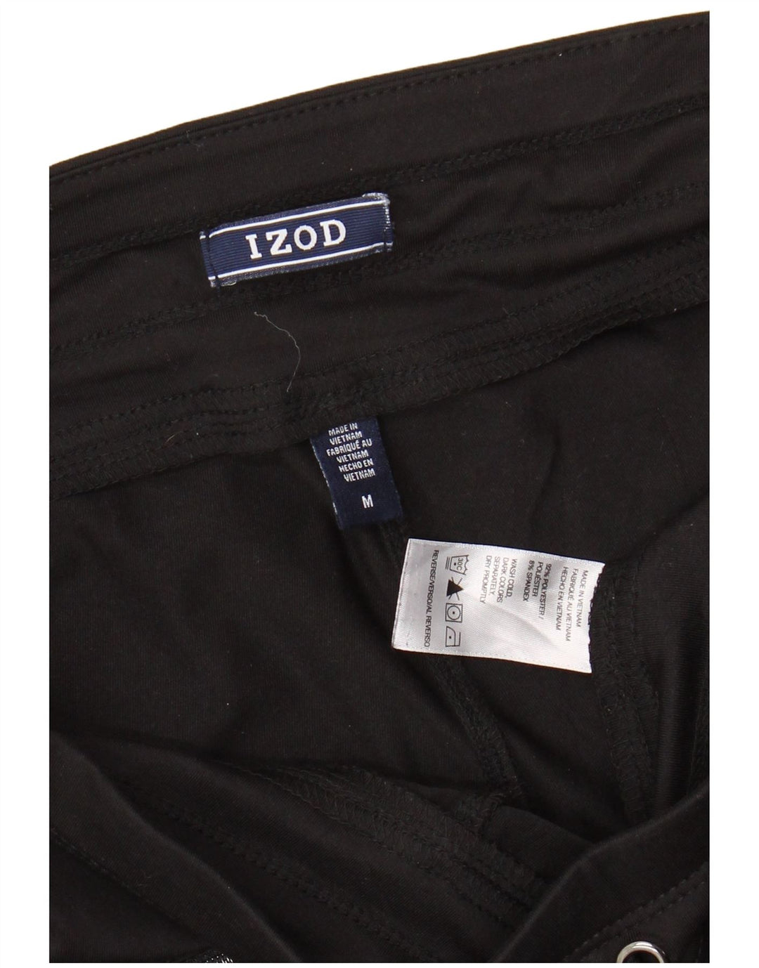 IZOD Pantalon de survêtement pour femme UK 44 Medium Noir Polyester