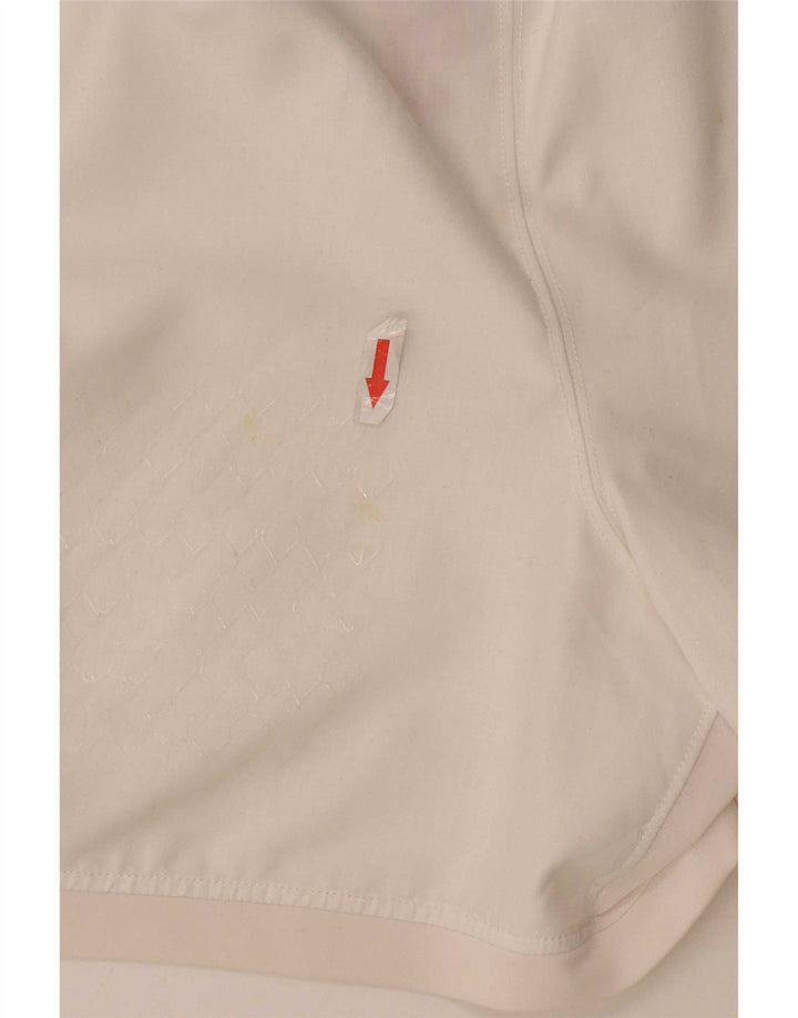 Under Armour Short de Sport Heat Gear Homme Blanc Moyen Polyester Colorblock