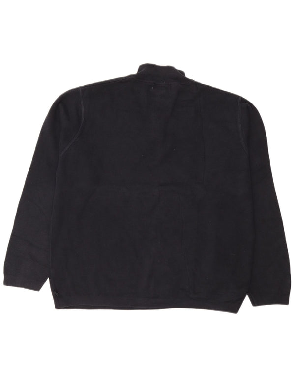 Marks & Spencer Pull à Col Zippé Blue Harbor Homme XL Bleu Marine