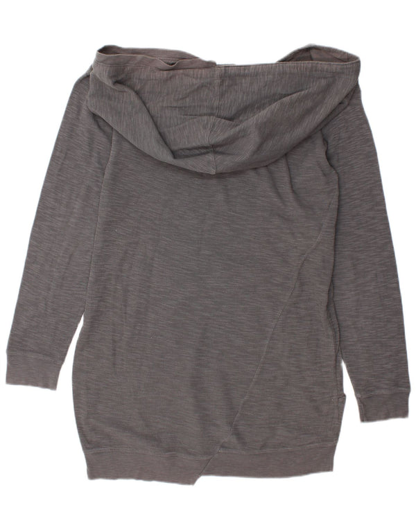 Diesel Robe à capuche à manches longues pour femme UK 14 Gris moyen