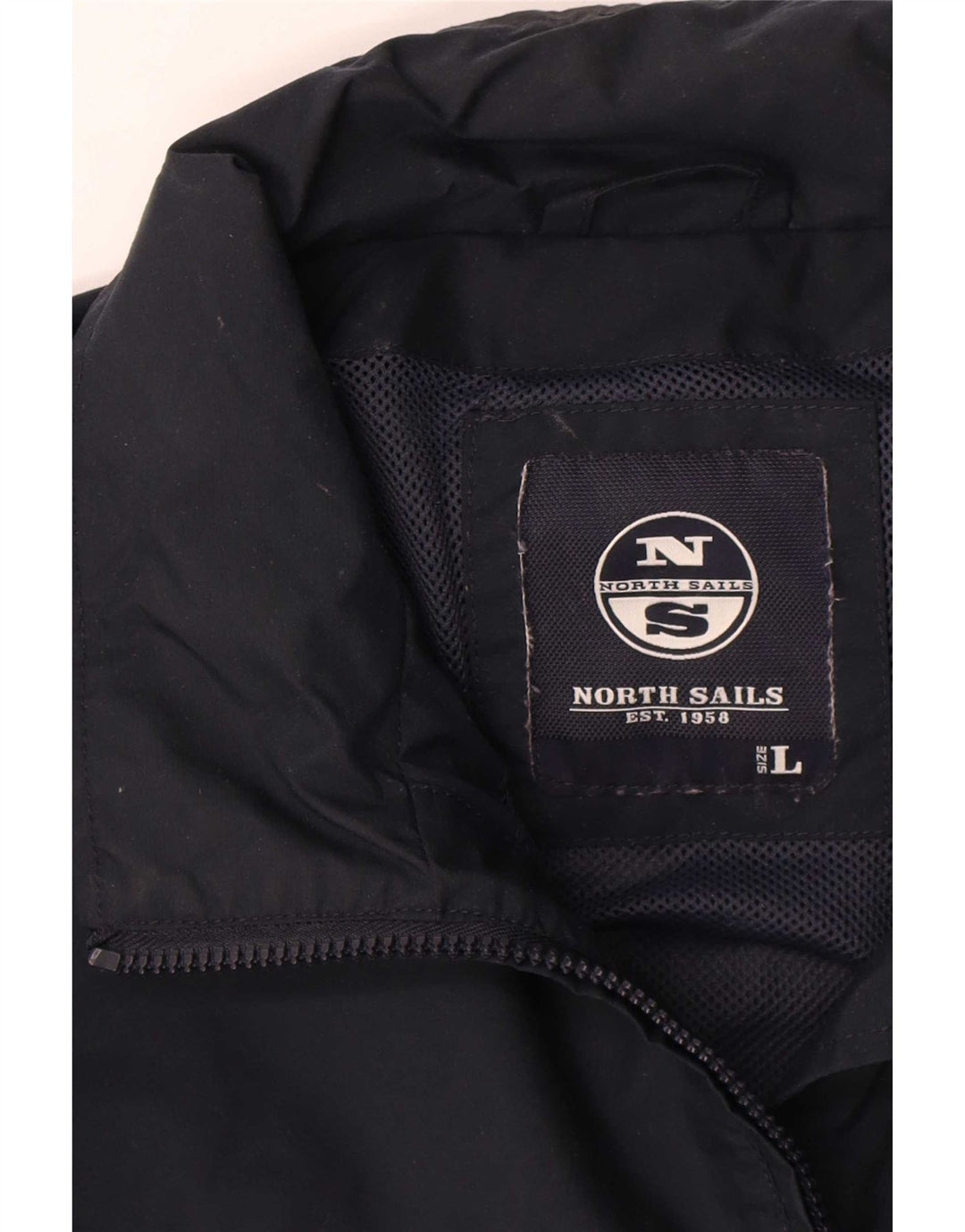 North Sails Veste Bomber Femme UK 16 Large Bleu Marine Polyamide
