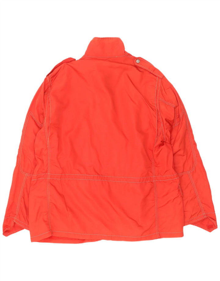Jeckerson Veste utilitaire pour homme UK 40 Large Rouge Polyamide