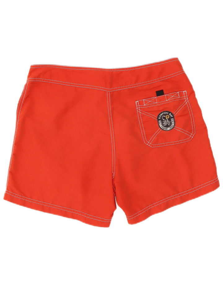 Scorpion Bay Short de bain graphique pour homme en polyester rouge Taille L