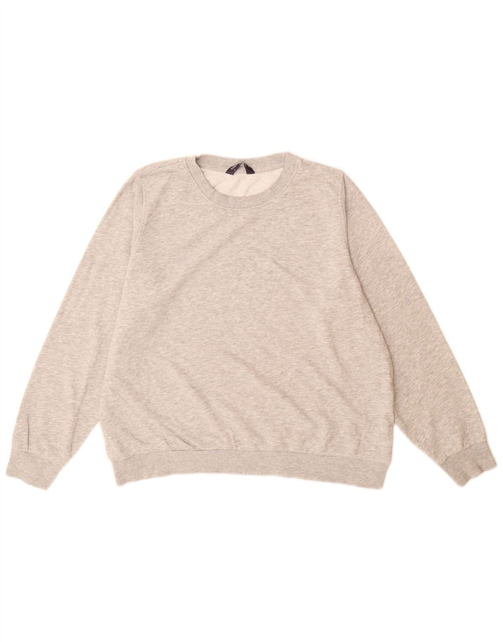 Marks & Spencer Sweat-shirt surdimensionné pour femme UK 16 Grand coton gris
