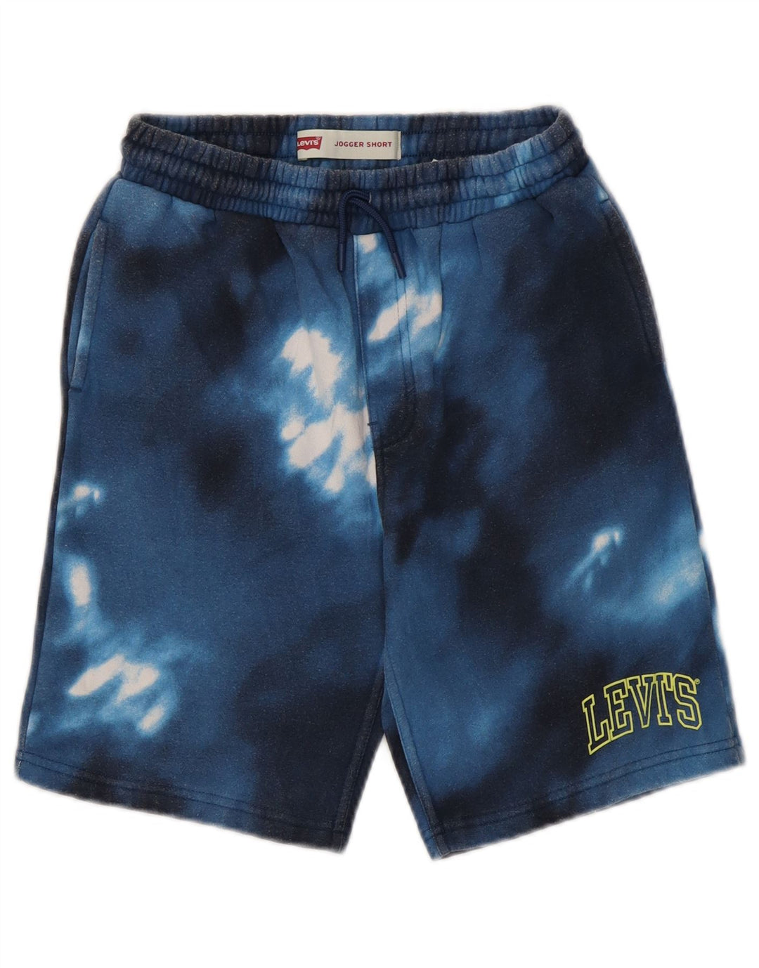 LEVI'S Short de sport graphique pour garçon 12-13 ans Grand bleu en coton tie-dye