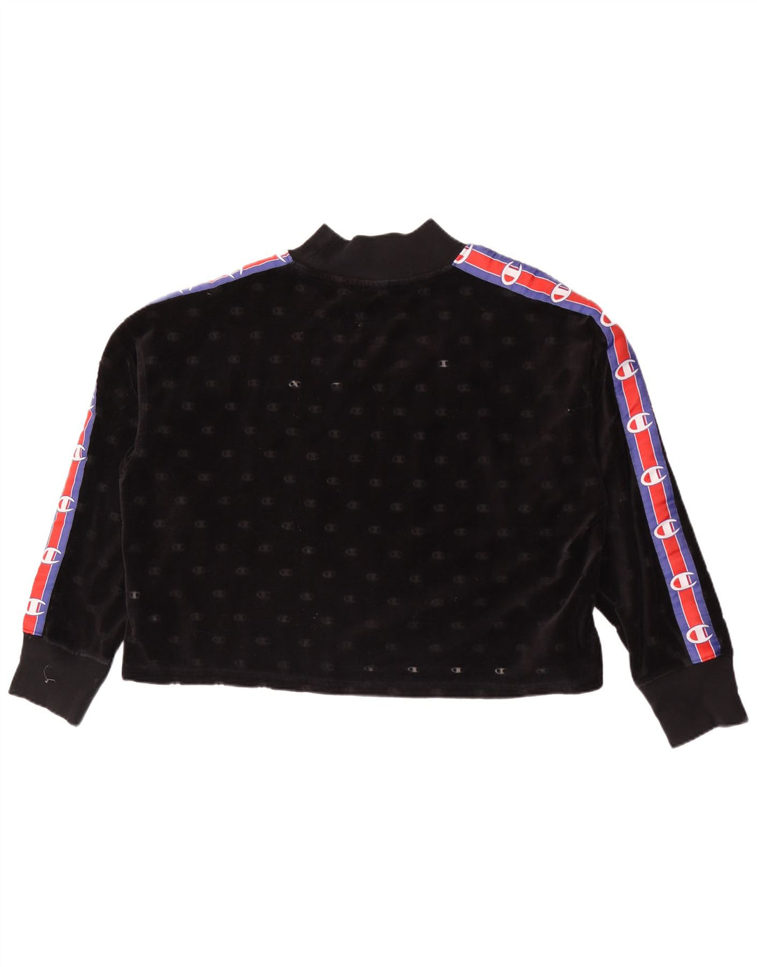 Champion Sweat-shirt graphique pour femme UK 14 Medium Black Colourblock