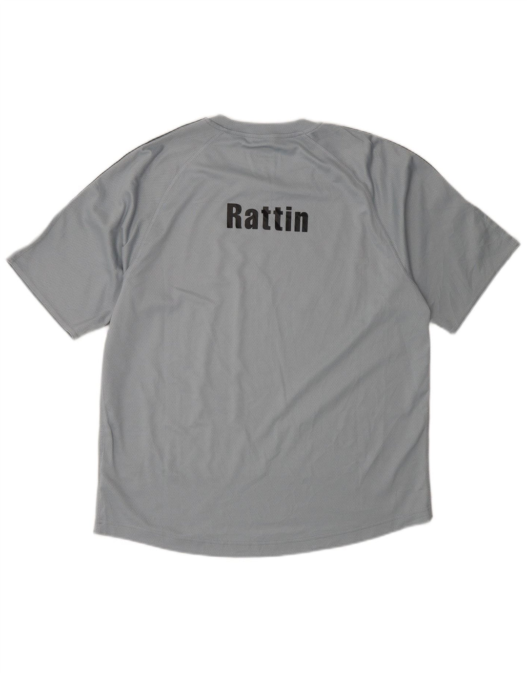 Adidas Hommes Climalite Graphic T-Shirt Top Large Gris Polyester