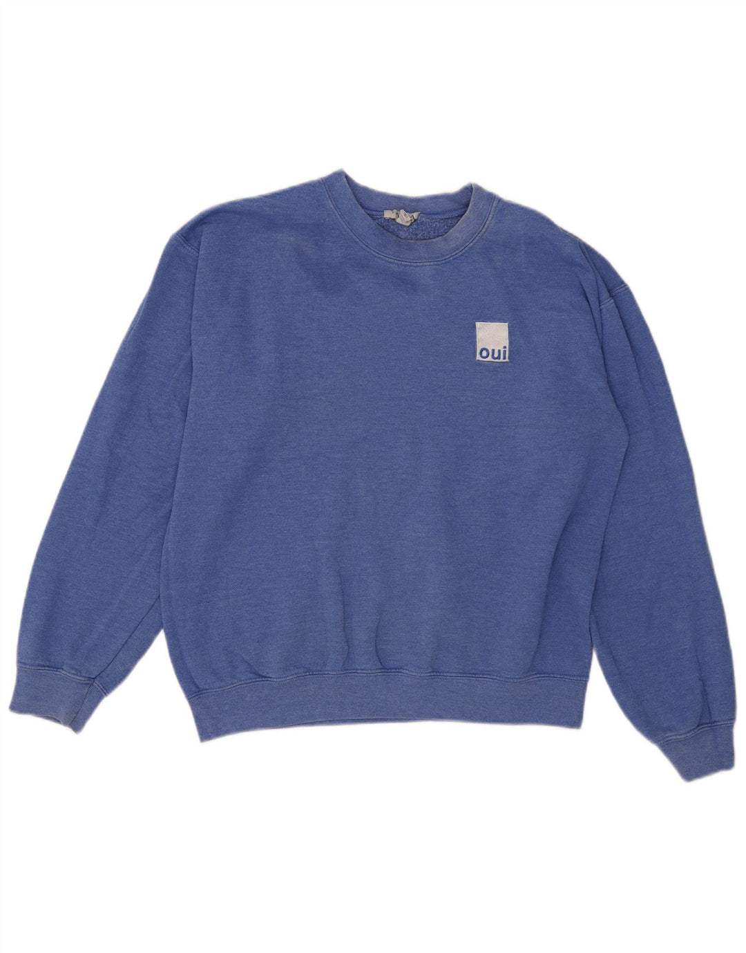 Topshop Sweat-shirt pour femme UK 12 Bleu moyen