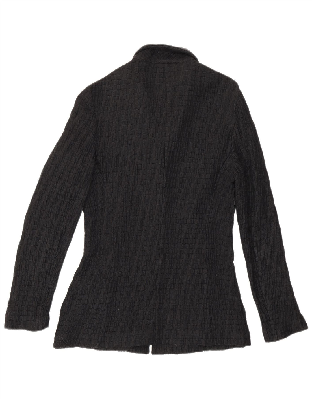 Boggi Veste blazer en tricot à 3 boutons pour femme IT 42 en coton rayé noir moyen