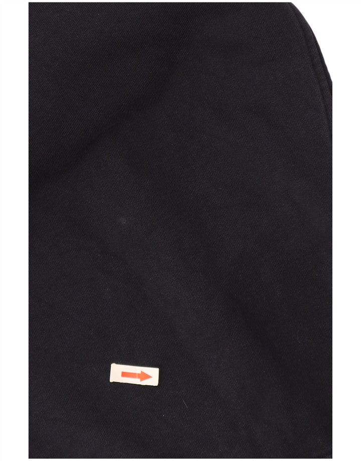 Zara Sweat-shirt à col zippé pour femme UK 10 Small Bleu marine