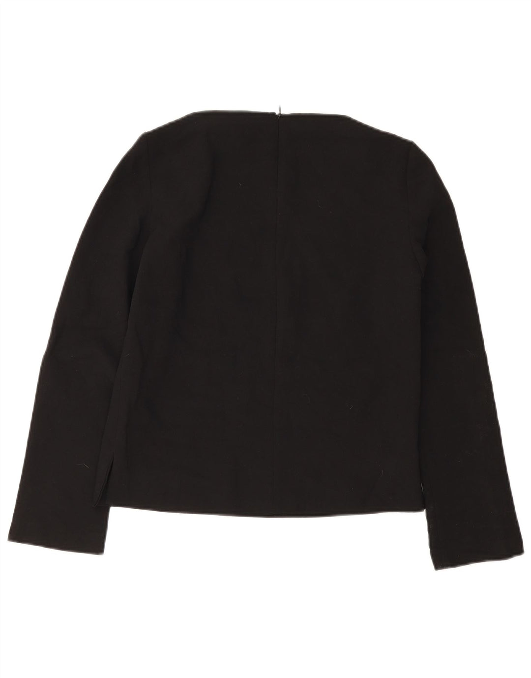 Zara Femme Top Manches Longues UK 6 XS Noir Polyester