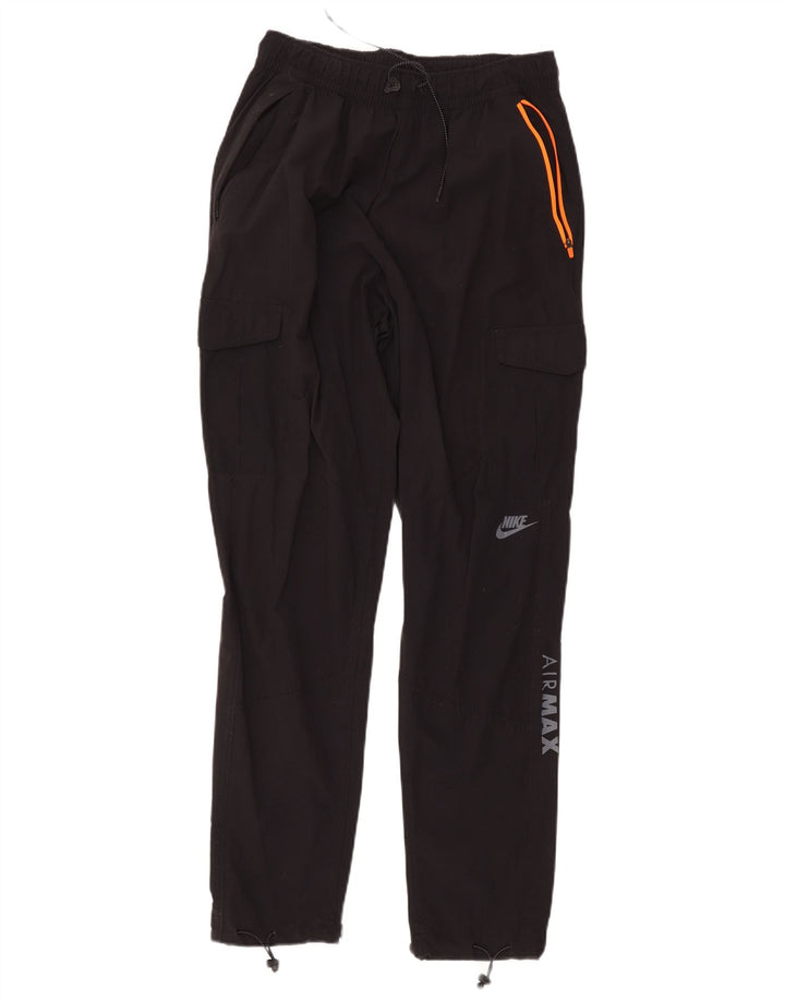 Nike Pantalon de survêtement cargo graphique pour hommes, grand, en nylon noir