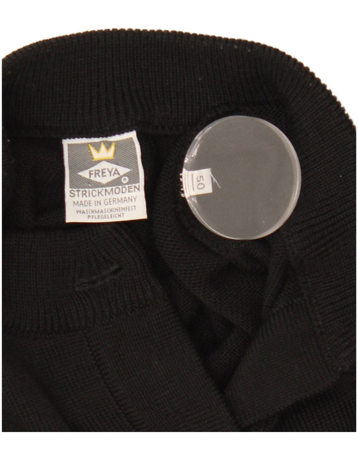 Strickmoden Cardigan Femme Pull EU 50 2XL Noir Polyacrylique
