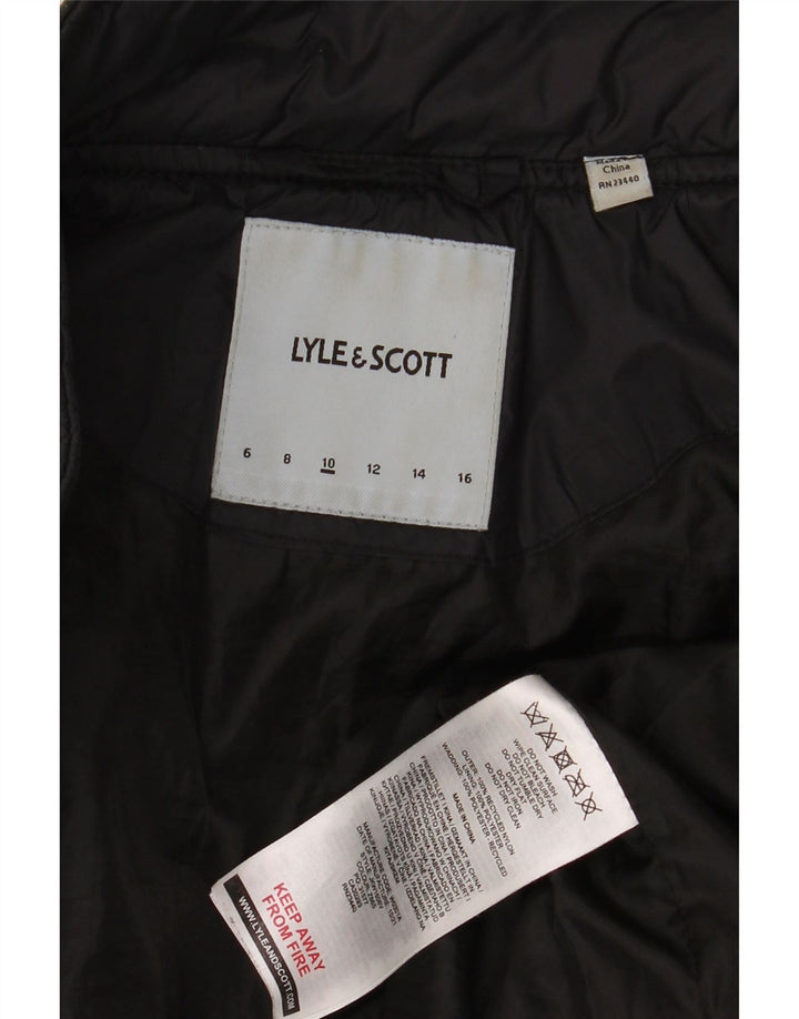 Lyle & Scott Veste matelassée garçon 9-10 ans Nylon noir
