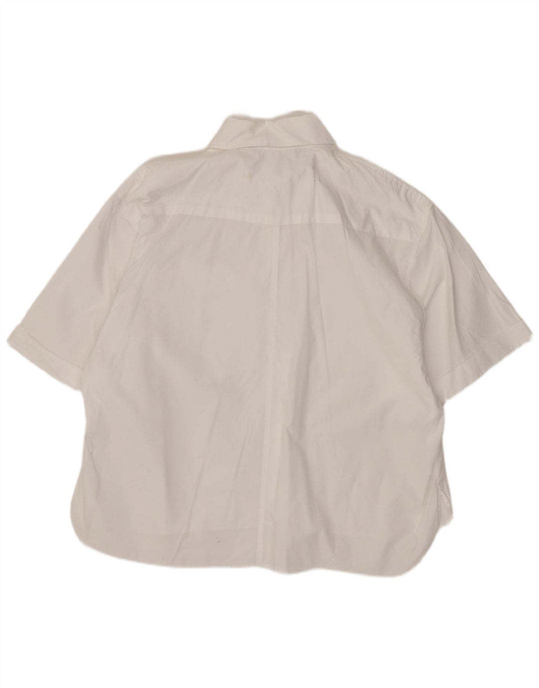 Zara Chemise surdimensionnée à manches courtes pour femme UK 10 Small Blanc