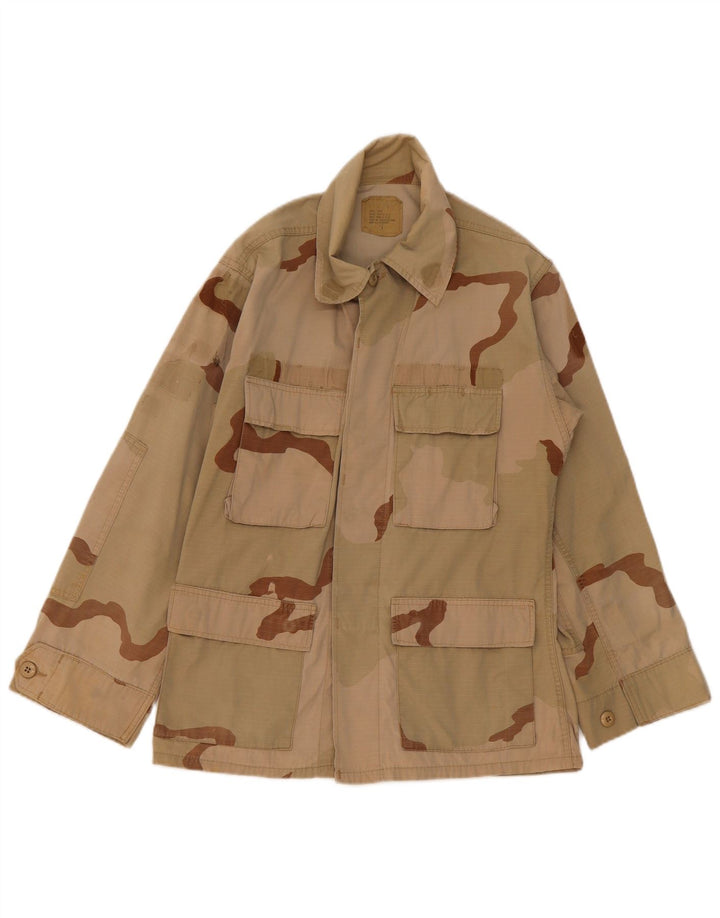 veste utilitaire vintage pour hommes UK 36 Petit camouflage kaki
