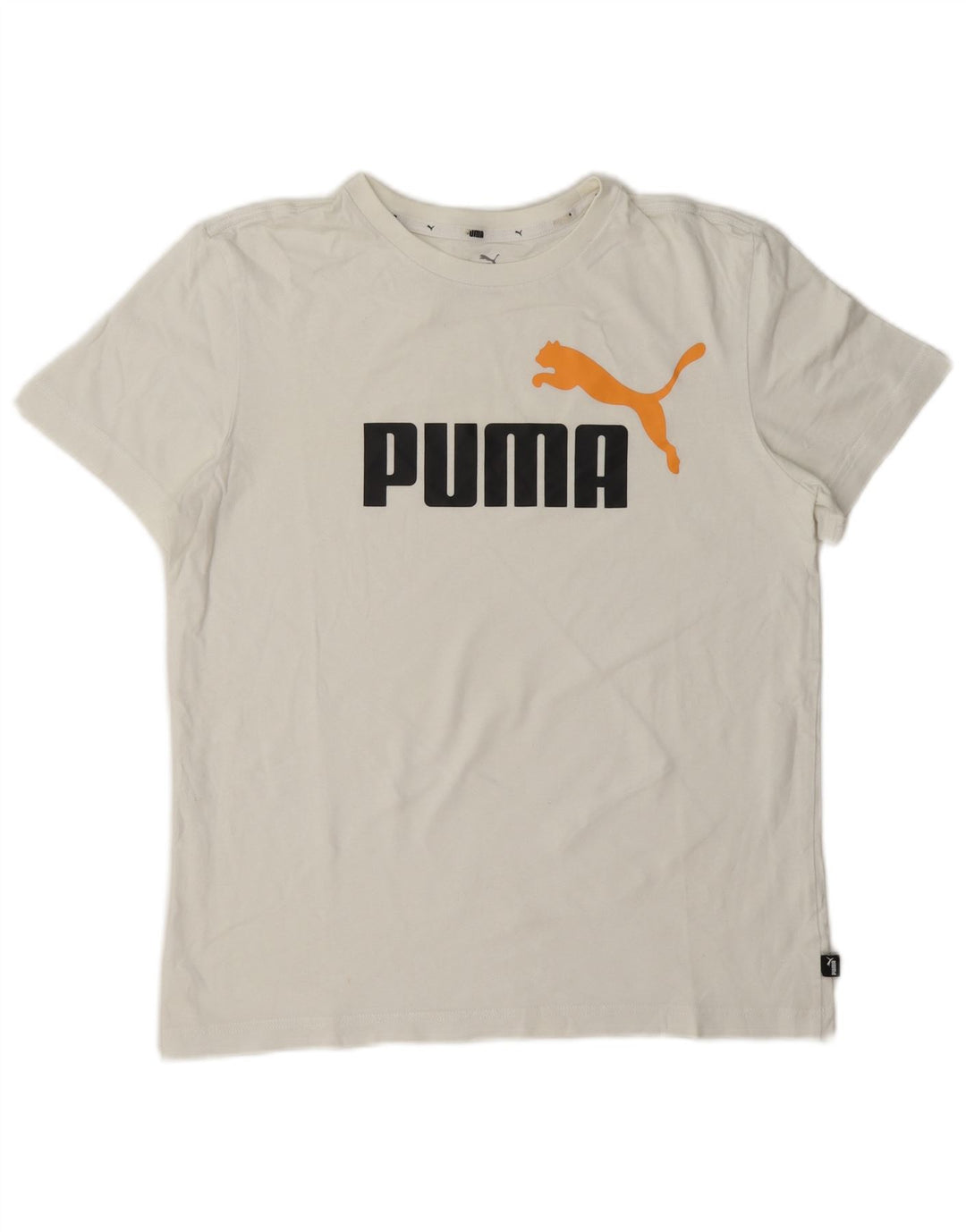 Puma T-Shirt Graphique Garçon 15-16 ans Blanc