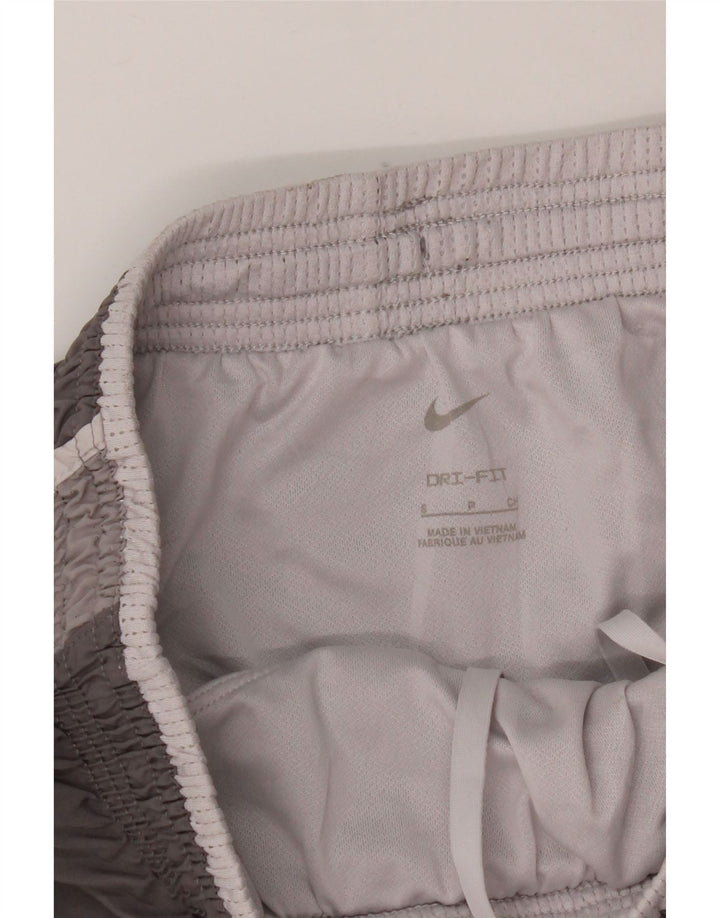 Nike Short de sport Dri Fit pour femme UK 10 Petit Gris Polyester