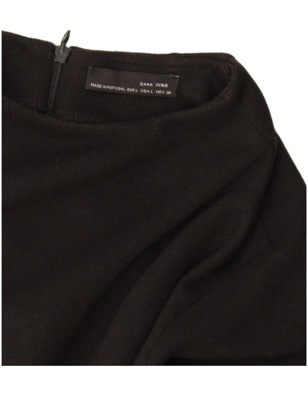 Zara Robe pull pour femme UK 14 Large Noir