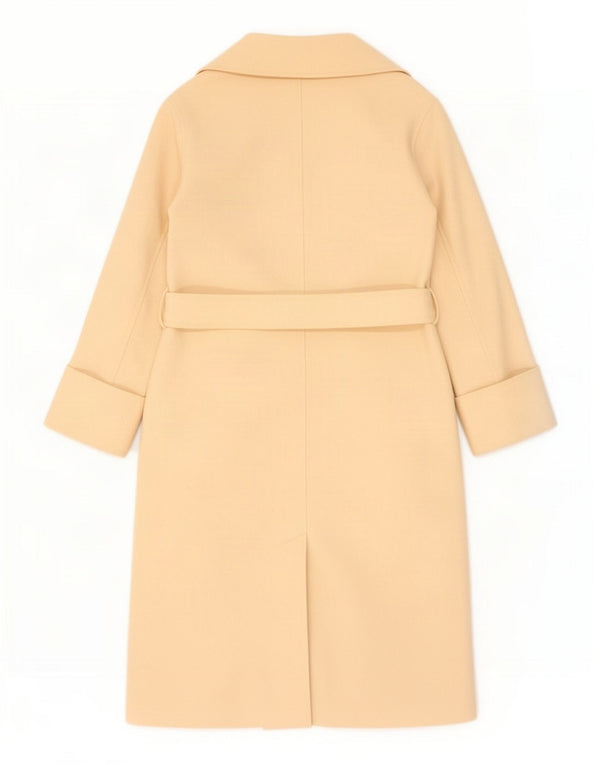 vintage Femme Pardessus UK 10 Petit Beige