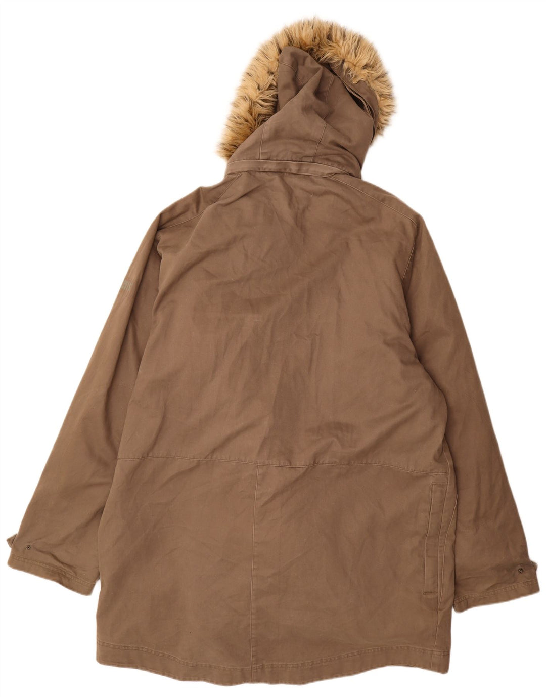 LEVI'S Parka à capuche pour homme UK 42 XL Marron Coton