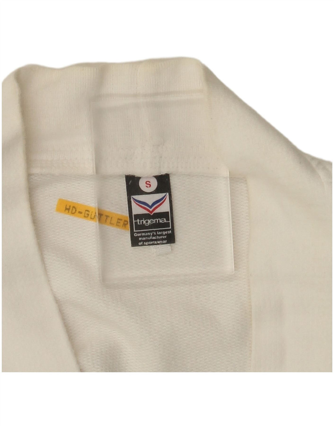 TRIGEMA Pull Cardigan Homme Petit Blanc Coton