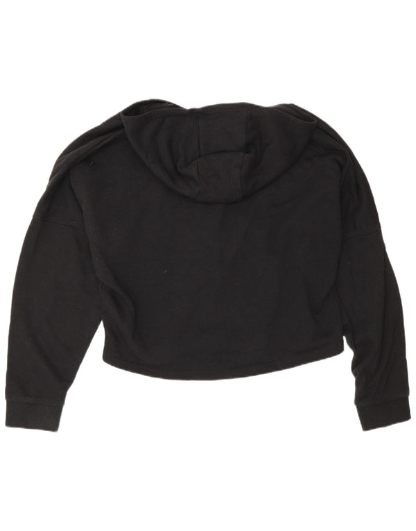 Juicy Couture Pull à capuche zippé court graphique pour fille 14-15 ans Noir