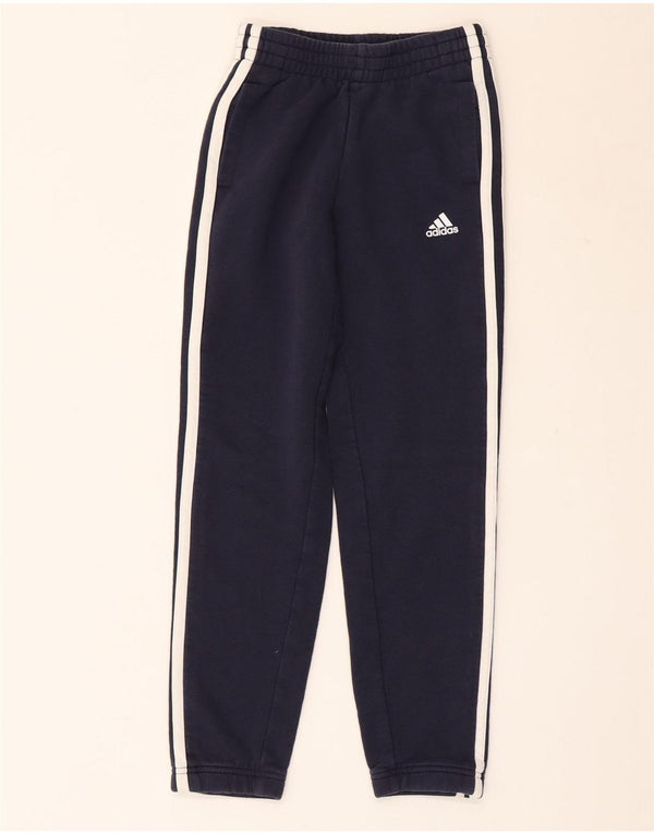 ADIDAS Pantalon de Survêtement Garçon Joggers 9-10 ans Bleu Marine Coton