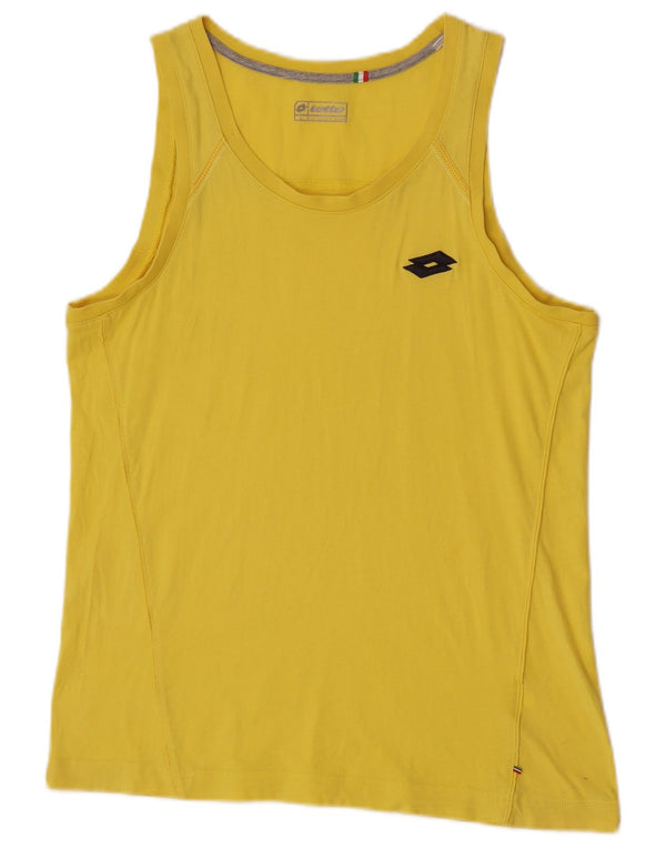Lotto Débardeur Femme UK 16 Large Jaune