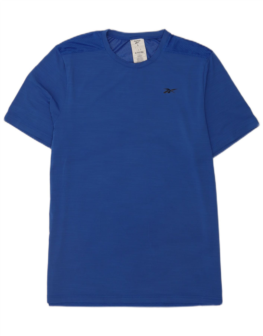 Reebok T-Shirt Tall Graphic Homme Bleu Large Nylon