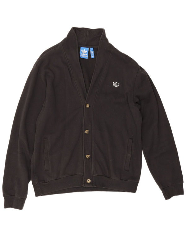 Adidas Veste de survêtement pour homme Taille L en coton noir