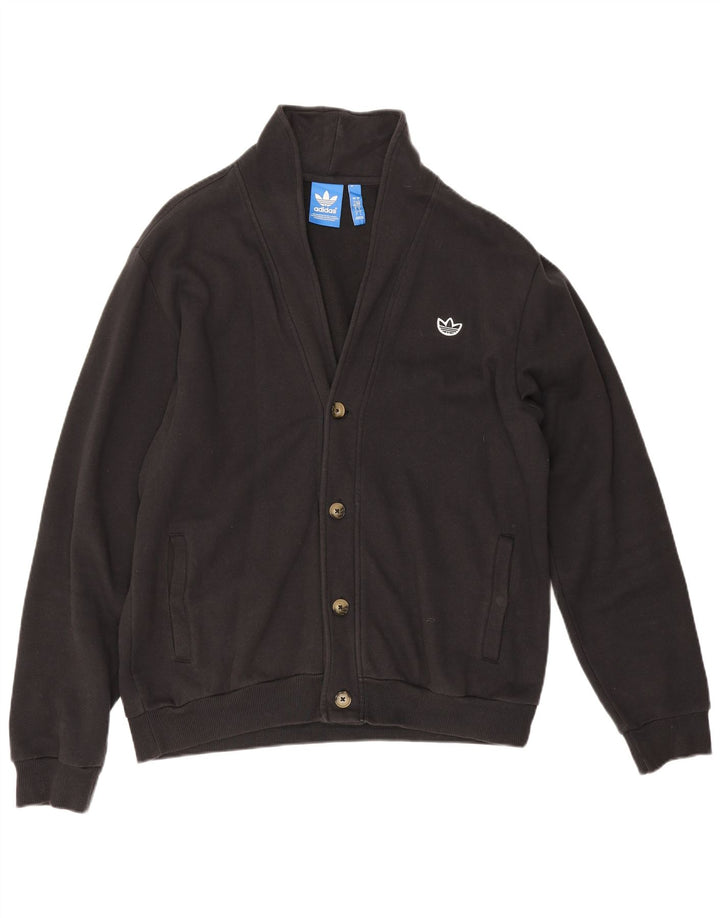 Adidas Veste de survêtement pour homme Taille L en coton noir