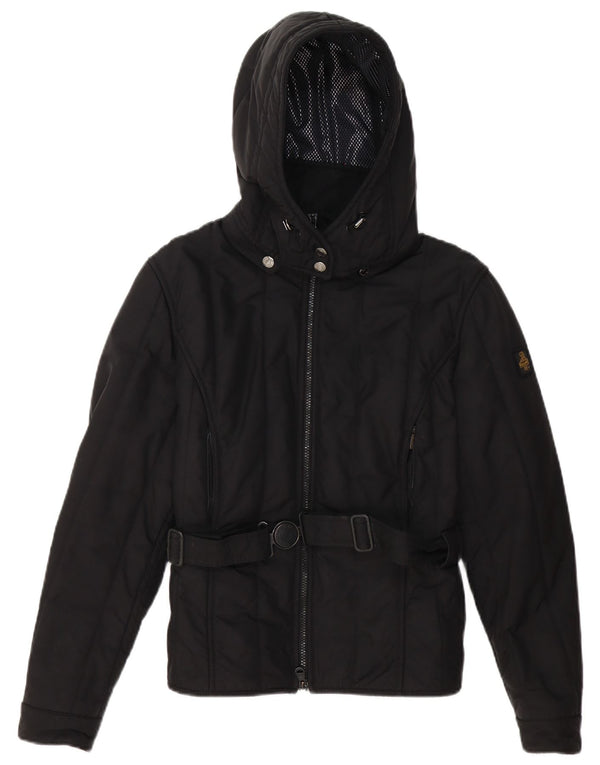 Refrigiwear Veste matelassée à capuche pour femme IT 46 Large Noir Polyester