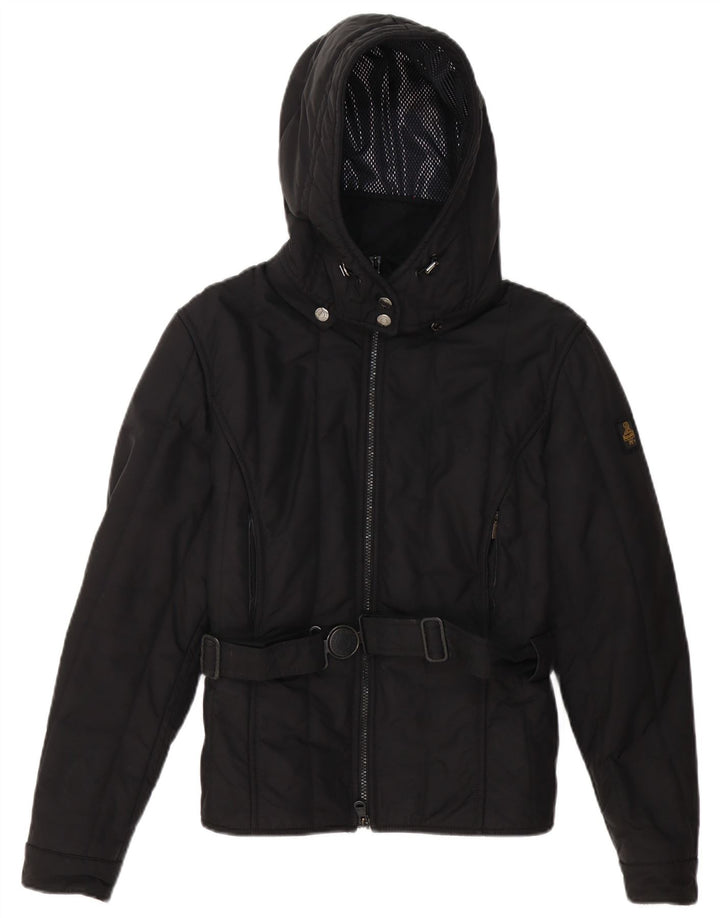 Refrigiwear Veste matelassée à capuche pour femme IT 46 Large Noir Polyester