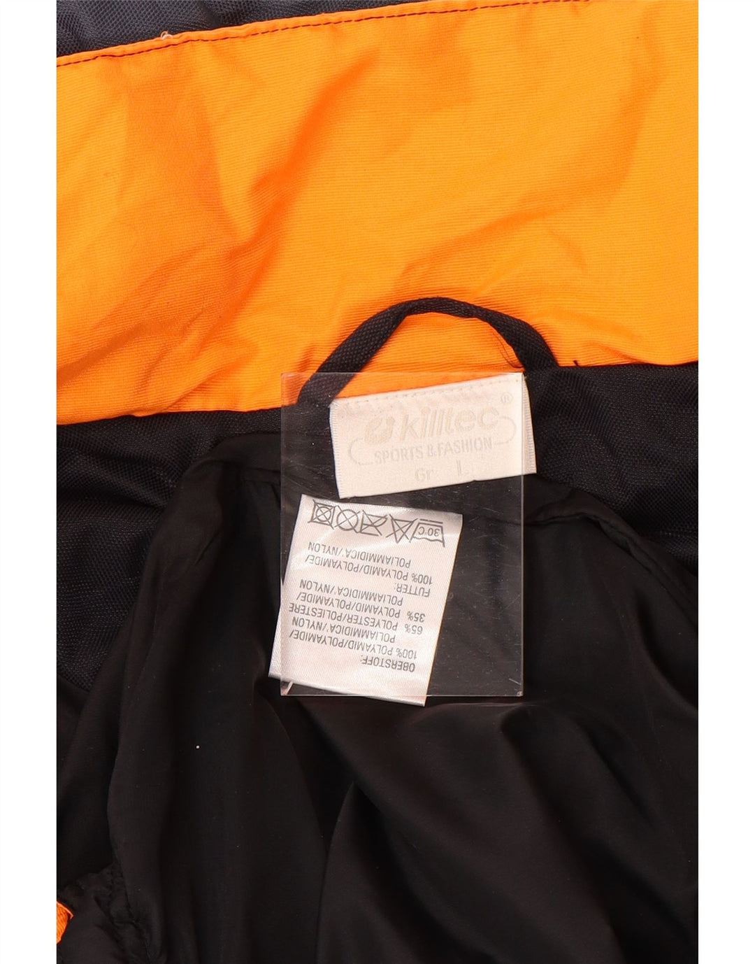 KILLTEC Gilet rembourré coupe ample pour homme UK 40 Large Blanc Colorblock