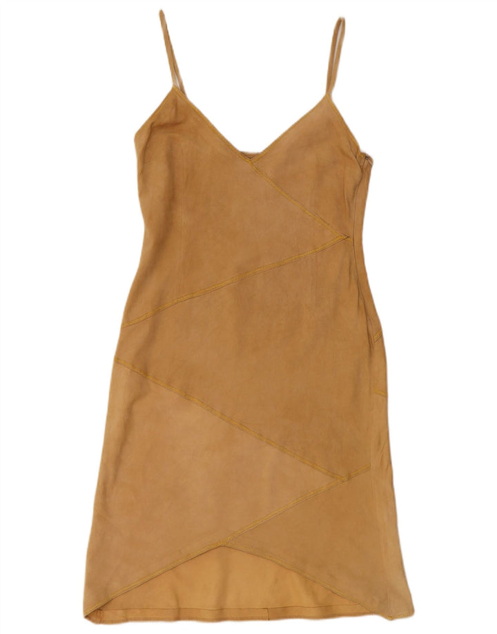 Evolution Robe à enfiler en daim pour femme IT 42 Beige moyen